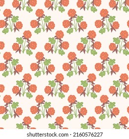 Vector seamless pattern with hand drawn cloudberry. Perfect for textile and wrapping paper design. Cute tile for wallpaper or package
