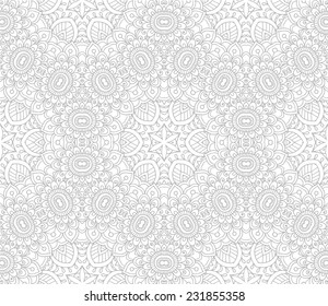 Vector seamless pattern hand drawn elements elegant and stylish