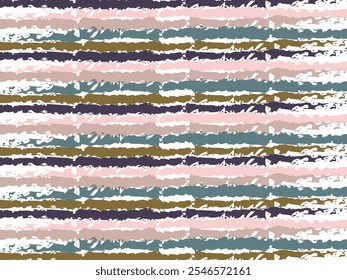 motif harmonieux d'Image vectorielle avec des coups de brosse texturés paillettes dorées dessinées à la main et des rayures peintes à la main. Couleurs noir, or, rose, vert, beige.