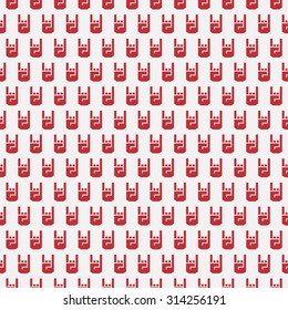 Vector seamless pattern with hand labels