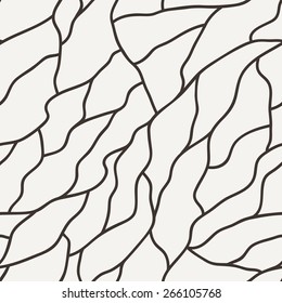 Vector seamless pattern of hand-drawn lines similar to crack