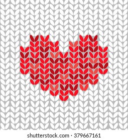 vector seamless pattern with heart
