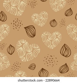 vector seamless pattern with hearts