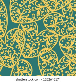 Vector seamless pattern of hearts background. Endless illustration can be used for wallpaper, pattern fills, web page, background, surface textures, invitation card, fabric
