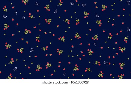 Vector seamless pattern in herbs of clover. For fabric, cloth design, wallpaper.