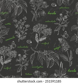 Vector seamless pattern and