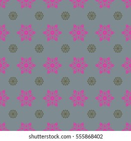 Vector seamless pattern for holiday Thanksgiving day, a simple hand-drawn winter design on neutral background.