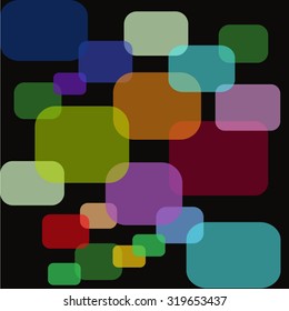 Vector seamless pattern. Illustration of abstract texture with squares.