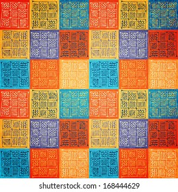 Vector seamless pattern.The illustration contains transparency and effects. EPS10