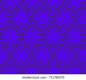 Vector seamless pattern. Illustration of windmills, fans. Design for prints, textile, decor, fabric