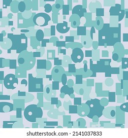 Patrón vectorial sin fisuras con imágenes de elipse y cuadrado,rectángulo.Para el diseño de papel envolvente, bloc de notas de cubierta,imprimir textil.