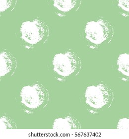 Vector seamless pattern with inc splash, blots, smudge and brush strokes. Grunge template for web background, prints, wallpaper, surface, wrapping, elements for design.