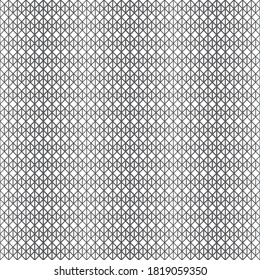 Vector seamless pattern. Infinitely repeating elegant modern geometrical texture. Hexagonal linear grid with hexagons, rhombuses, triangles. Halftone effect. Gradation. Thin lines of various thickness