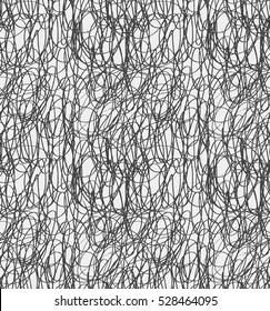 Vector seamless pattern with inky strokes for a background or a texture
