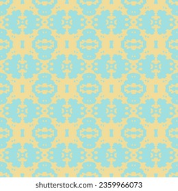 vector seamless pattern inspired by retro wallpaper designs in pastel colors  Yarns for sports style. Vector fabric seamless pattern. 