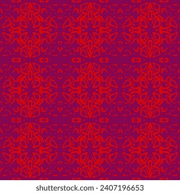 vector seamless pattern inspired by retro wallpaper designs in pastel colors Bizarre Art Illustration
