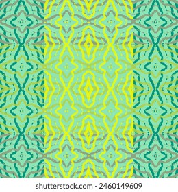 vector seamless pattern inspired by retro wallpaper designs in pastel colors Hand drawn seamless abstract pattern from tiles.