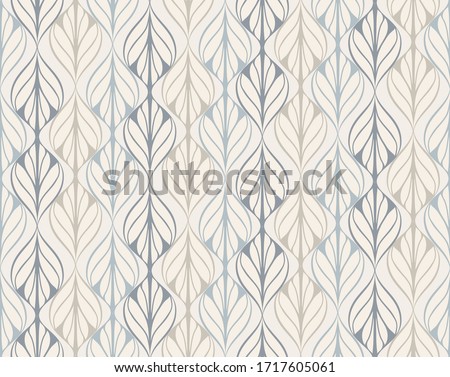 vector seamless pattern inspired by retro wallpaper designs in pastel colors
