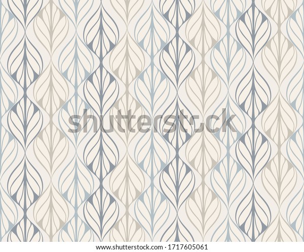 vector seamless pattern inspired by retro wallpaper designs in pastel colors