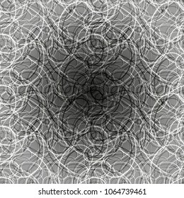 Vector. Seamless pattern interesting, unusual texture, black, gray, white, just repainted in different color, tangled, modern texture, fashion Wallpaper, abstraction.