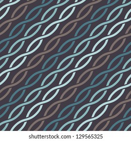 Vector seamless pattern with interlacing bands. Modern stylish texture. Repeating background