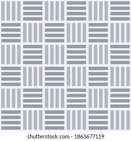 Vector seamless pattern with intertwined stripes, squares. Modern stylish texture. Regularly repeating striped squares. Geometric lattice. Simple color graphic print.