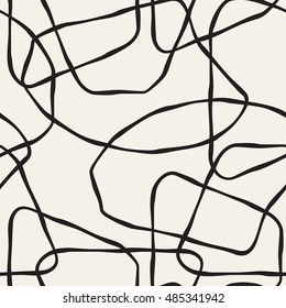 Vector seamless pattern. Irregular abstract texture. Modern creative minimalistic tileable print.