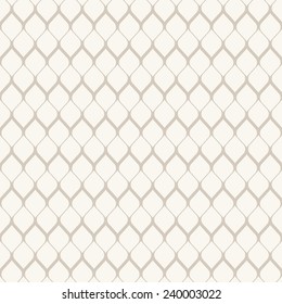 Vector seamless pattern with irregular grid. Modern stylish texture. Repeating monochrome background. Contrast ornament in pastel light colors