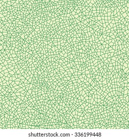 Vector seamless pattern. Irregular grid with rounded angles. Stylish mosaic texture.Linear background with structure of mesh leaf veins.