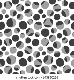 Vector seamless pattern. Irregular grid with rounded angles. Stylish mosaic texture. Hand drawn linear background with structure of mesh leaf veins. Contemporary graphic design.