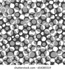 Vector seamless pattern. Irregular grid with rounded angles. Stylish mosaic texture. Contemporary graphic design.