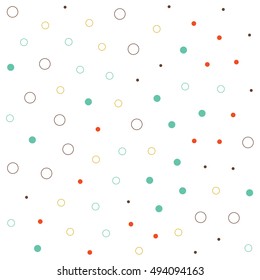 Vector Seamless Pattern Jumble Geometric colors Chaotic Lines Memphis minimal Abstract Background