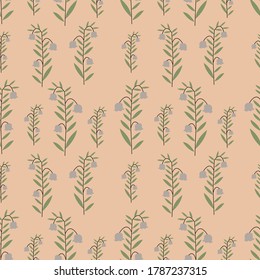 Vector seamless pattern. Jungle foliage illustration. Exotic plants. Summer beach floral design. Paradise nature flowers, leaves, branches.Background for textile, paper and other print and web project