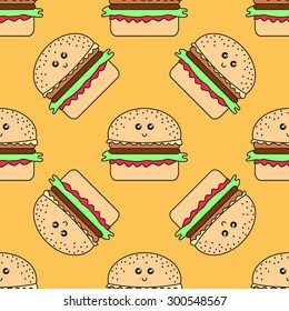 Kawaii Hamburger Images Stock Photos Vectors Shutterstock