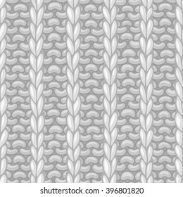 Vector seamless pattern in knitting style. Rib Stitch 1x1 texture. Vector high detailed stitches. Boundless background can be used for web page backgrounds, wallpapers, wrapping papers, invitations.