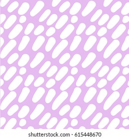 Vector seamless pattern with l short stitches. Texture for print, decor, textile, wrapping paper, invitation background, fashion