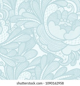 vector seamless pattern with lacy elements