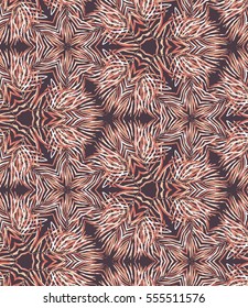 Vector seamless pattern with leaves