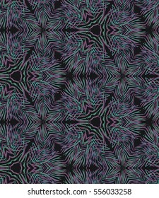 Vector seamless pattern with leaves
