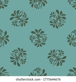 Vector seamless pattern of leaves . Background for textile or book covers, wallpapers, design, art, printing