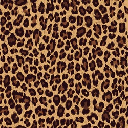 Vector Seamless Pattern. Leopard Skin Texture