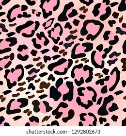 Vector Seamless pattern leopard