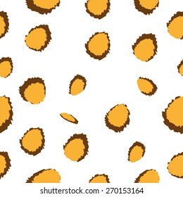 Vector seamless pattern with leopard skin