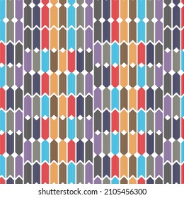 Vector seamless pattern with lettering Happy Easter and mandala shape. Perfect texture for your Easter printing and textile design, paper, fabric, book cover, web and magazine pages background.