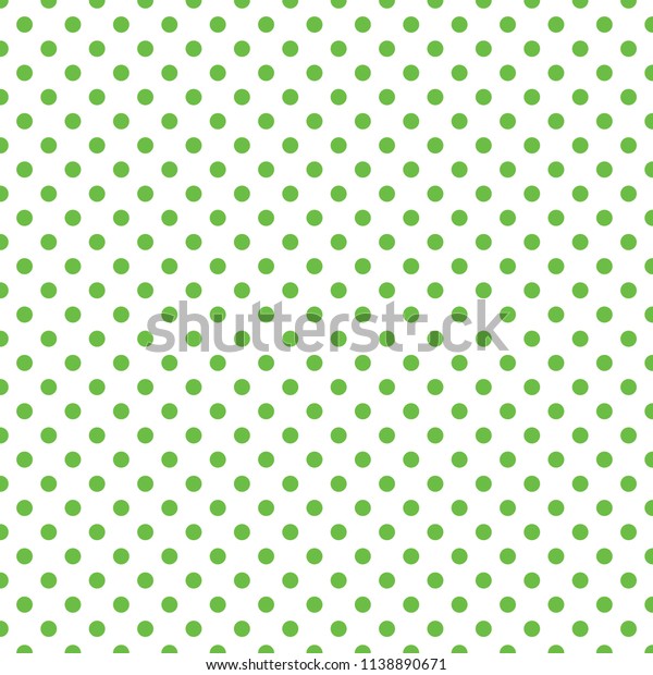 Vector Seamless Pattern Light Green Polka Stock Vector (Royalty Free ...