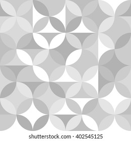 Vector seamless pattern. Light modern geometrical abstract background.
