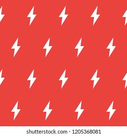 Vector seamless pattern, lightning