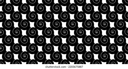 Vector seamless pattern. Line art sketch seashells. Isolated background. Decoration symbol of health calcium. Summer, sand and beach design. Repetitive ornament.
