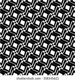 Vector seamless pattern, linear ornament. Geometric striped background. Regular monochrome texture.