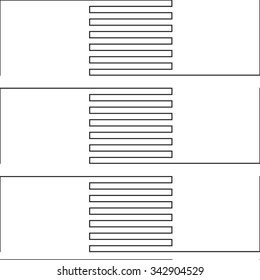 Vector Seamless Pattern . Lines Design . Square 